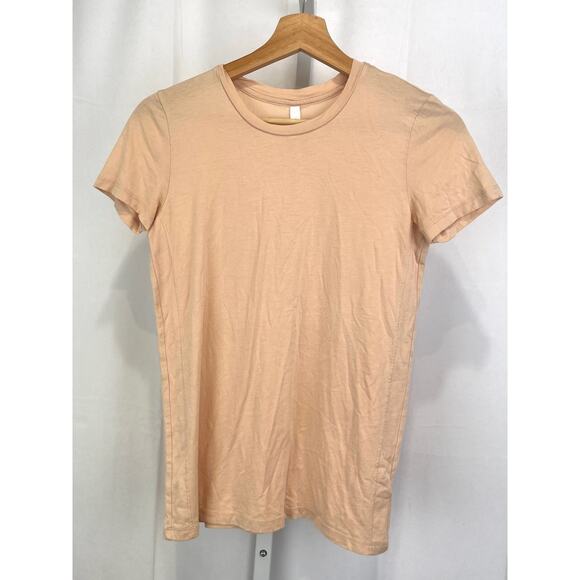 The Group BABATON Aritzia Lagarde Tee Shirt Crew Short Sleeve Peach Orange XS - Picture 1 of 10